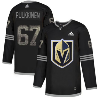 Adidas Vegas Golden Knights #67 Teemu Pulkkinen Black Authentic Classic Stitched NHL Jersey